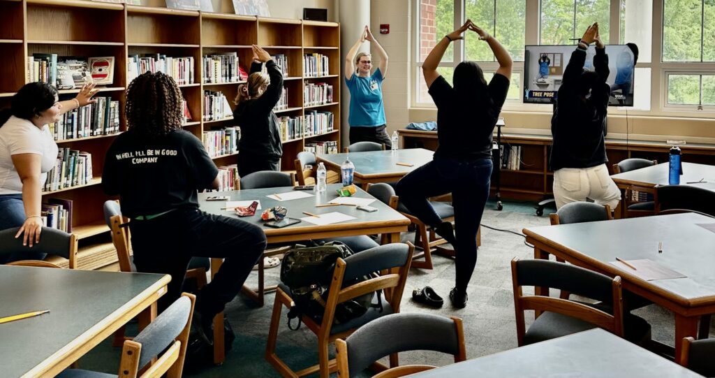 Earlier this month, Move2Learn's Program Director Jen Wiser met with Alexandria City High School students who are members of the Mental Health Matters Club.